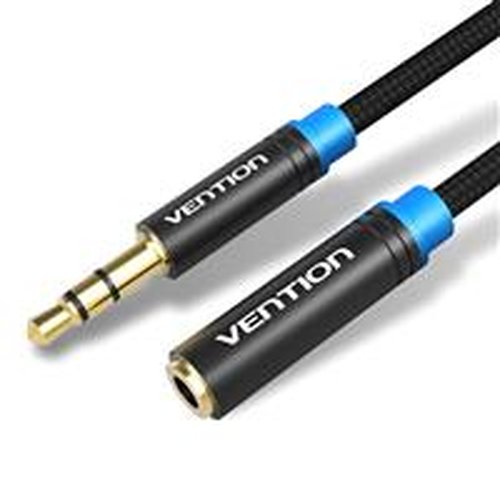 Vention 3.5 mm to 3.5 mm Cable (M/F), 5 m, Black (VAB-B06-B500-M)