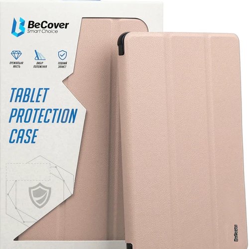 BeCover Tri Fold Soft TPU Silicone Book Cover for Apple iPad Air (4/5) 2020/2022 10.9" Pink (711133)