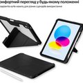 Чохол-книжка BeCover Rugged Origami Transparent з кріпленням Apple Pencil для Apple iPad 10.9" (2022/2024)/iPad (А16) 2025 11" Black (714966)