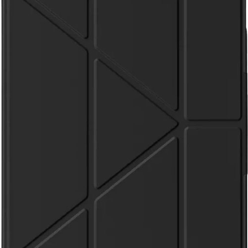 Чохол-книжка BeCover Rugged Origami Transparent з кріпленням Apple Pencil для Apple iPad Air 11" M2/M3 (2024/2025) Black (714968)